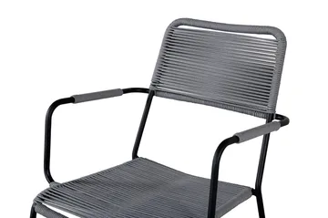 Lindos Karmstol - Grå - Products - Möbler - Fåtölj & stolar - Matstol & köksstol