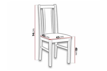 Lufti Matstol Black/Wood - Products - Möbler - Fåtölj & stolar - Matstol & köksstol