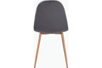 Oktoos Matstol - Antracit/Natur - Products - Möbler - Fåtölj & stolar - Matstol & köksstol