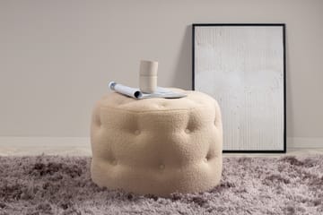 Benjamin Sittpuff - Beige - Products - Möbler - Fåtölj & stolar - Pall & puff - Sittpuff