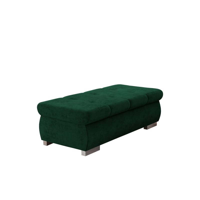 Cerys Fotpall 120 cm, Grön