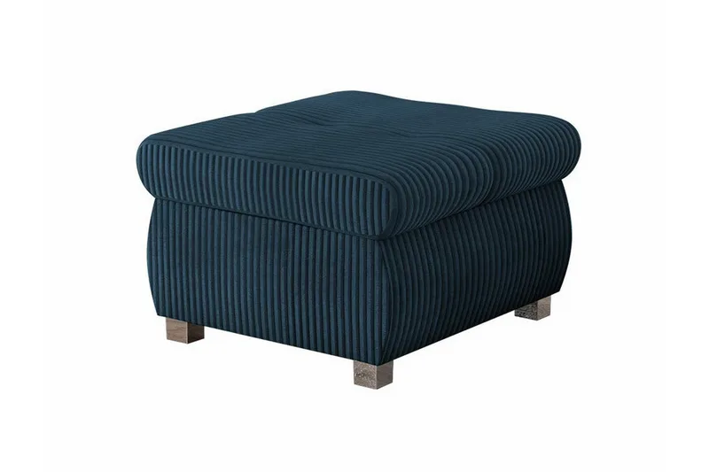 Cerys Fotpall 60 cm - Blå - Products - Möbler - Fåtölj & stolar - Pall & puff - Fotpallar