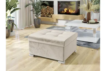 Dynir Fotpall 68 cm - Beige - Products - Möbler - Fåtölj & stolar - Pall & puff - Fotpallar