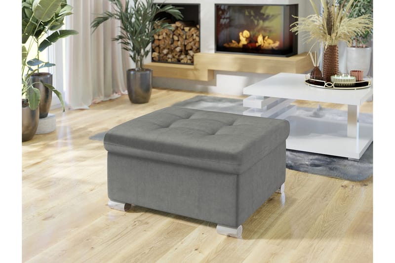 Dynir Fotpall 68 cm - Mörkgrå - Products - Möbler - Fåtölj & stolar - Pall & puff - Fotpallar