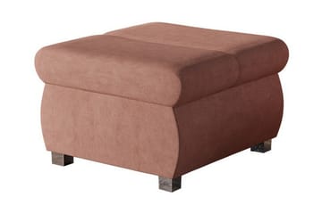 Kintore Fotpall 60 cm Pink/Brown - Products - Möbler - Fåtölj & stolar - Pall & puff - Fotpallar