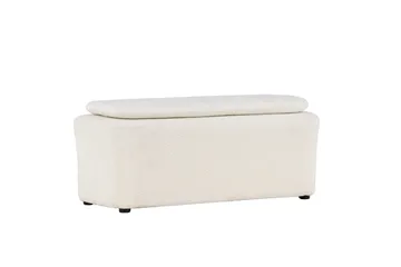 Laurel Fotpall - Vit - Products - Möbler - Fåtölj & stolar - Pall & puff - Fotpallar