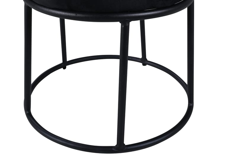 Petra Sittpuff - Svart - Products - Möbler - Fåtölj & stolar - Pall & puff - Sittpuff