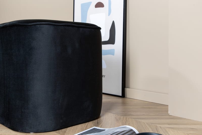 Piff Sittpuff - Svart - Products - Möbler - Fåtölj & stolar - Pall & puff - Sittpuff