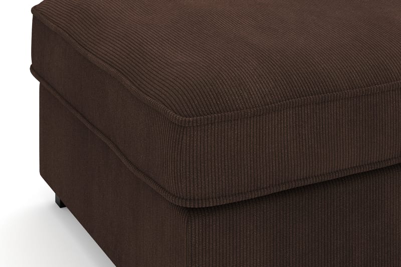 Rossita Fotpall i Manchester - Brun - Products - Möbler - Fåtölj & stolar - Pall & puff - Fotpallar