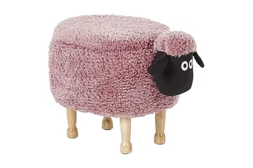 Sheep Sittpuff med Förvaring - Rosa - Products - Möbler - Fåtölj & stolar - Pall & puff - Sittpuff
