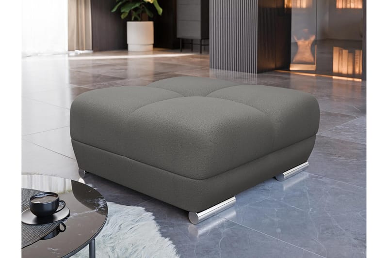 Simerly Fotpall 90 cm - Mörkgrå - Products - Möbler - Fåtölj & stolar - Pall & puff - Fotpallar