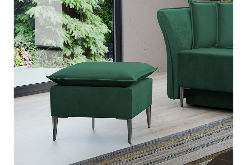 Staffin Fotpall 50 cm Green - Products - Möbler - Fåtölj & stolar - Pall & puff - Fotpallar