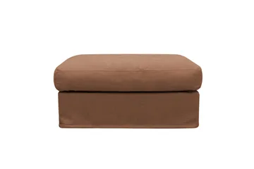 Valencia Fotpall med avtagbar och tvättbar klädsel - Rostbrun - Products - Möbler - Fåtölj & stolar - Pall & puff - Fotpallar