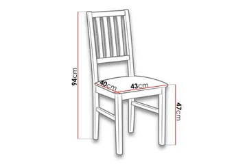 Patrickswell Matstol - Brun - Products - Möbler - Fåtölj & stolar - Matstol & köksstol