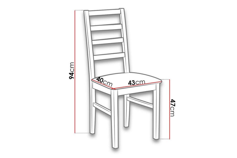 Patrickswell Matstol - Svart - Products - Möbler - Fåtölj & stolar - Matstol & köksstol