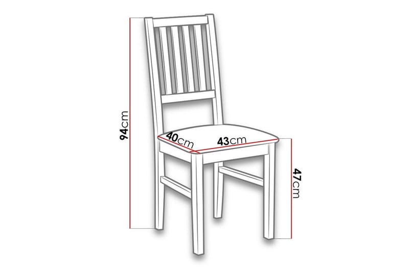 Patrickswell Matstol - Svart - Products - Möbler - Fåtölj & stolar - Matstol & köksstol