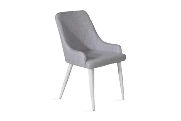 Plaza Matstol - Grå/Vit - Products - Möbler - Fåtölj & stolar - Matstol & köksstol