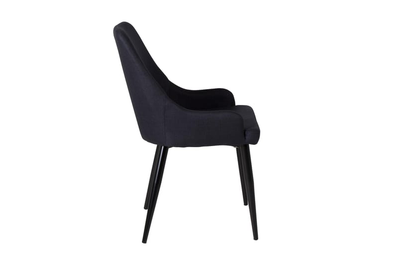 Plaza Matstol - Svart - Products - Möbler - Fåtölj & stolar - Matstol & köksstol