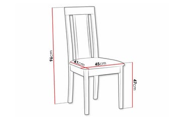 Rowden Matstol - Svart - Products - Möbler - Fåt ölj & stolar - Matstol & köksstol
