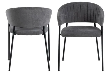 Sanno Karmstol - Grå - Products - Möbler - Fåtölj & stolar - Karmstol