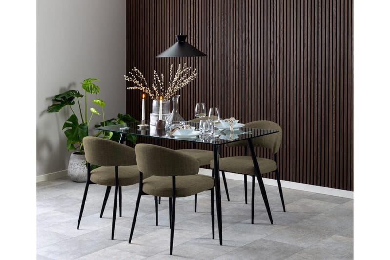 Sawako Matstol - Grön - Products - Möbler - Fåtölj & stolar - Matstol & köksstol