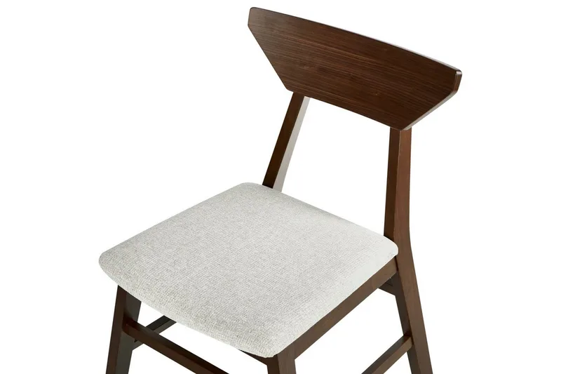 Set med 2 matstolar Hopkins - Brun, Beige - Products - Möbler - Fåtölj & stolar - Matstol & köksstol