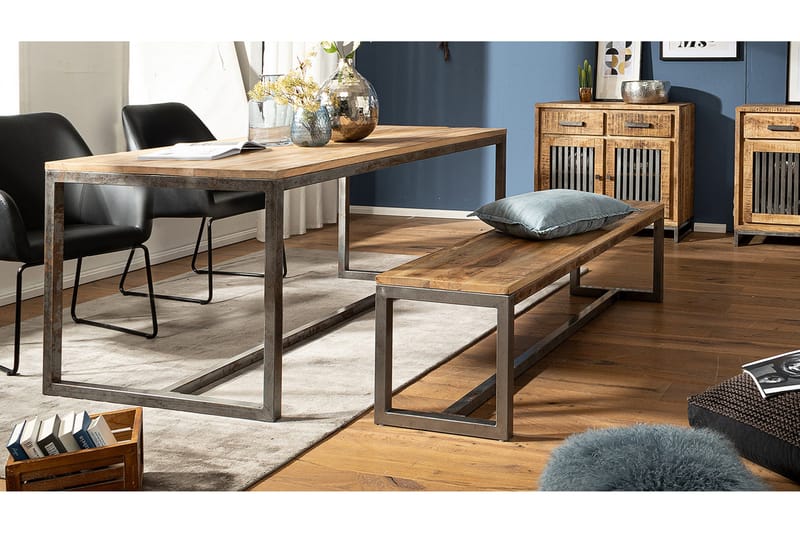 Willowdale Sittbänk 120 cm - Brun/Svart - Products - Möbler - Fåtölj & stolar - Sittbänk