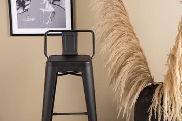 Tempe Barstol med ryggstöd - Svart - Products - Möbler - Fåtölj & stolar - Barstol & barpall