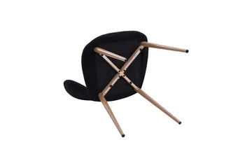 Tuktut Matstol - Svart - Products - Möbler - Fåtölj & stolar - Matstol & köksstol