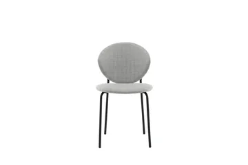 Vault Matstol - Grå/Svart - Products - Möbler - Fåtölj & stolar - Matstol & köksstol