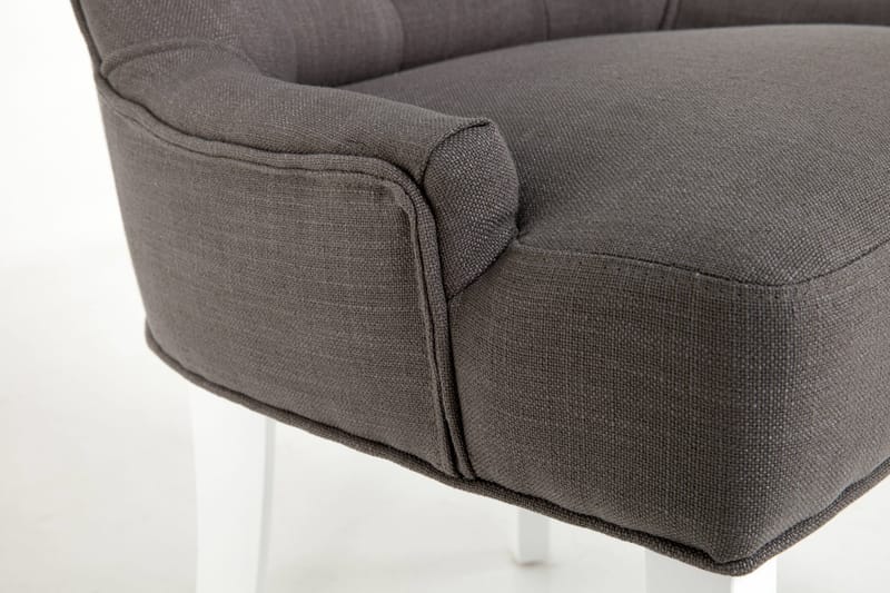 Viktoria Fåtölj - Grå/Vit - Products - Möbler - Fåtölj & stolar - Matstol & köksstol