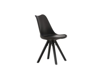 Zeno Matstol - Svart - Products - Möbler - Fåtölj & stolar - Matstol & köksstol