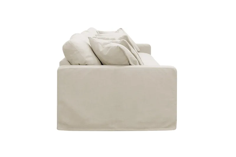 Valencia Extra Djup 5-sits Soffa med avtagbar och tvättbar klädsel - Beige - Products - Möbler - Soffa