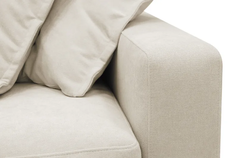 Valencia Extra Djup 5-sits Soffa med avtagbar och tvättbar klädsel - Beige - Products - Möbler - Soffa