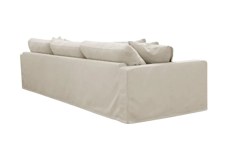 Valencia Extra Djup 5-sits Soffa med avtagbar och tvättbar klädsel - Beige - Products - Möbler - Soffa