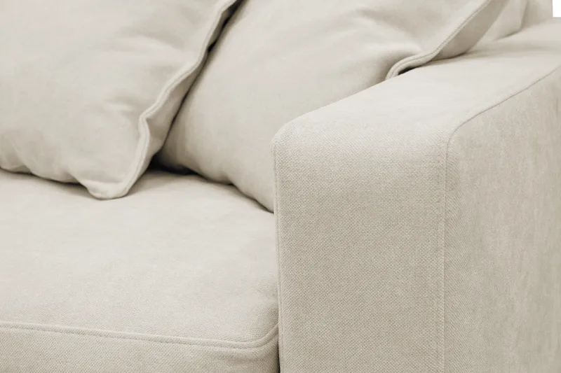 Valencia Extra Djup 5-sits Soffa med avtagbar och tvättbar klädsel - Beige - Products - Möbler - Soffa