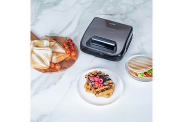 Smörgåsgrill Black+Decker Sandwich Waffle - Products - Servering & matlagning - Köksmaskin - Värma & koka - Klämgrill & smörgåsgrill