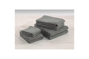 Gästhandduk Basic Frotté - Grå - Products - Textil & mattor - Badrumstextil - Handdukar