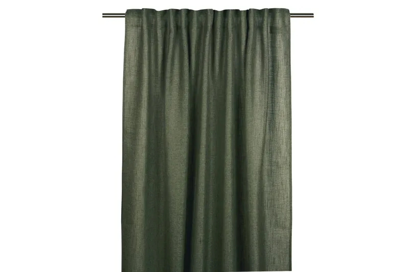 Brooklyn Gardinlängd 140x280 cm, Mörkgrön