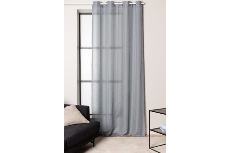 Kaya Öljettgardin 140x290 cm - Grå - Products - Textil & mattor - Gardiner - Gardinlängder - Öljettgardiner