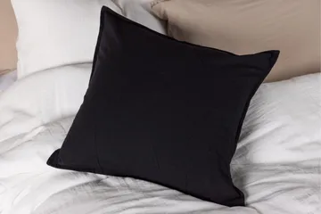 Ronja Kuddfodral - Svart - Products - Textil & mattor - Kudde & kuddfodral - Kuddfodral