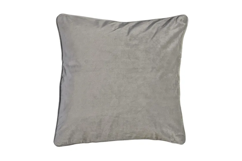 Sameta Kuddfodral 45x45 cm Sammet - Grå - Products - Textil & mattor - Kudde & kuddfodral - Kuddfodral