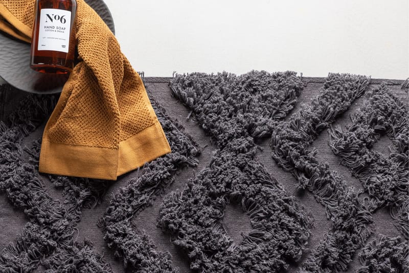 Hilma Badrumsmatta 50x80 cm - Mörkgrå - Products - Textil & mattor - Matta - Badrumsmatta