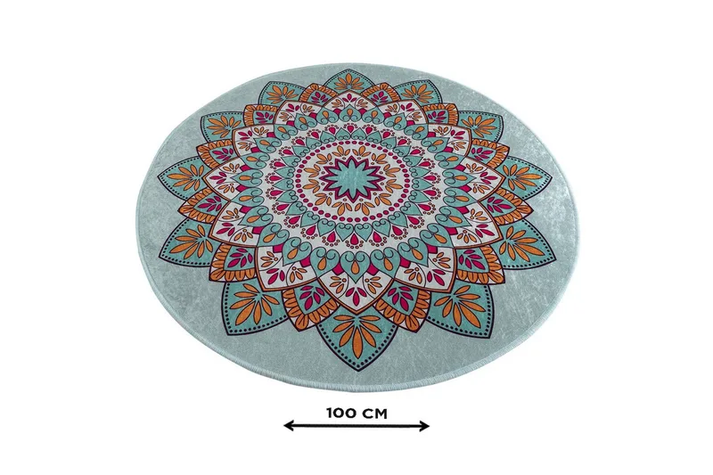 Chilai Home Badmatta 100 Rund - Multi - Products - Textil & mattor - Matta - Badrumsmatta