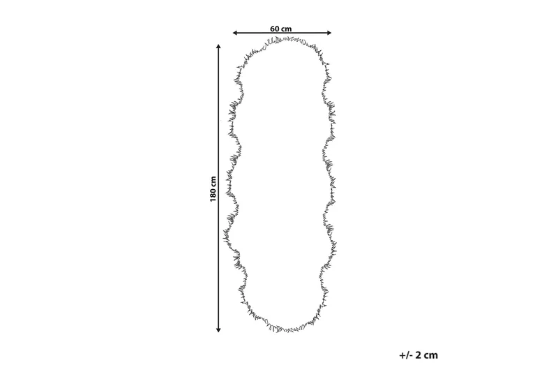 Mamungari Fårskinn 60x180 cm - Beige - Products - Textil & mattor - Matta - Fäll & skinnmatta - Fårskinn & lammskinn