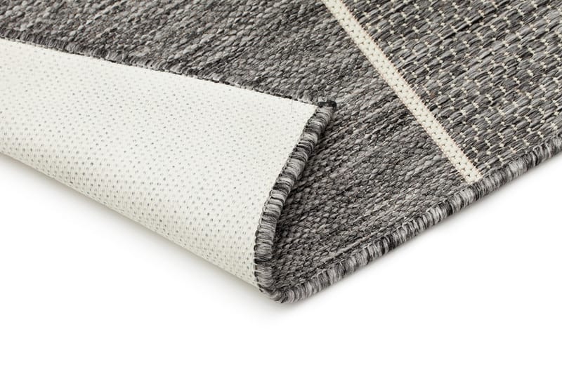 Madrid Square Flatvävd Matta 200x285 - Grå/Vit - Products - Textil & mattor - Matta - Flatvävd matta