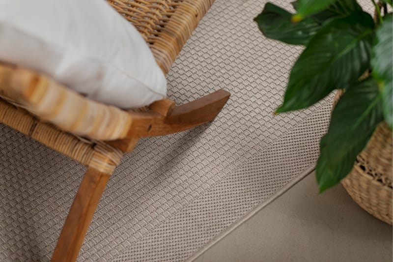 Miami Flatvävd Matta 133x190 cm - Natur - Products - Textil & mattor - Matta - Små mattor