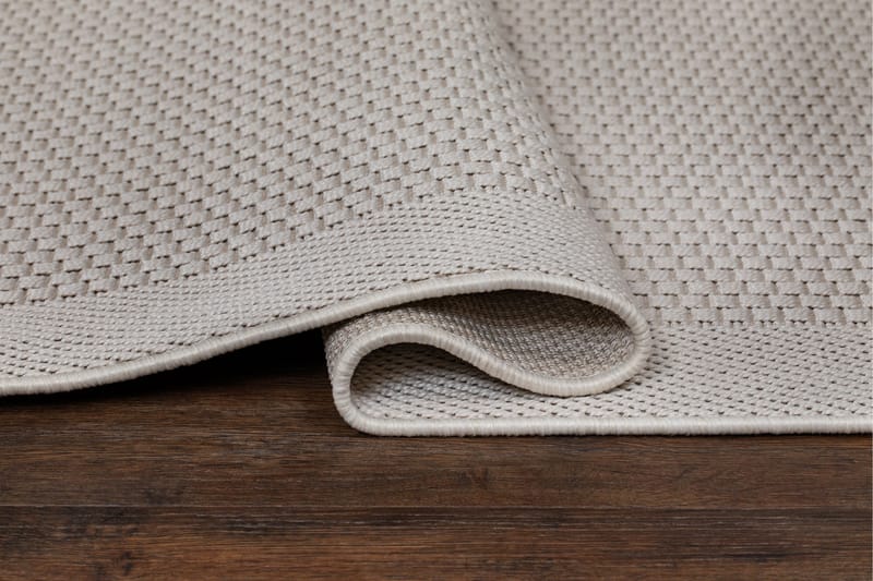 Miami Flatvävd Matta 133x190 cm - Vit - Products - Textil & mattor - Matta - Flatvävd matta