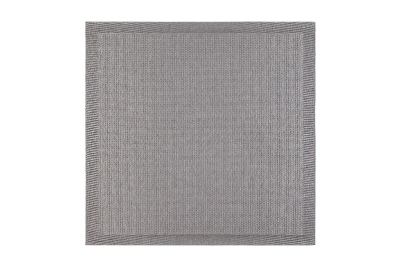 Miami Flatvävd Matta Fyrkantig 200x200 cm - Grå - Products - Textil & mattor - Matta - Flatvävd matta