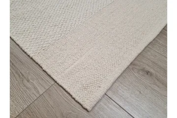 Alva Bomullsmatta 75x150 cm Oval - Creme - Products - Textil & mattor - Matta - Modern matta - Bomullsmatta